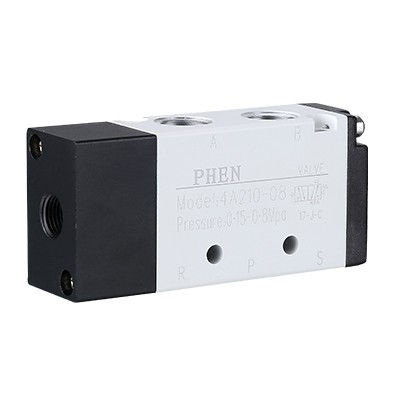 Elettrovalvola a comando assistito - 4A - Ningbo Phen Automation Co., Ltd - a 5 vie / aria / di comando