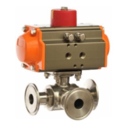 Valvola a sfera - Ningbo Phen Automation Co., Ltd - pneumatica / a regolazione di portata / per gas