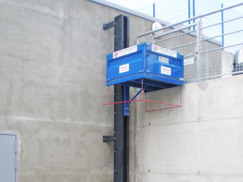 Montacarichi elettrico - MM - ACI élévation - per cantiere / industriale / a colonna singola