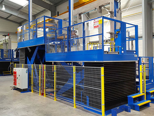 Piattaforma di sollevamento fissa -  PEP - ACI élévation - per magazzino industriale / per l'aeronautica
