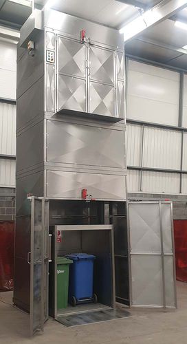 Montacarichi elettrico - PLM/600/3900/B/G - Base Handling Products Limited - per magazzino / per pallet / in acciaio inossidabile
