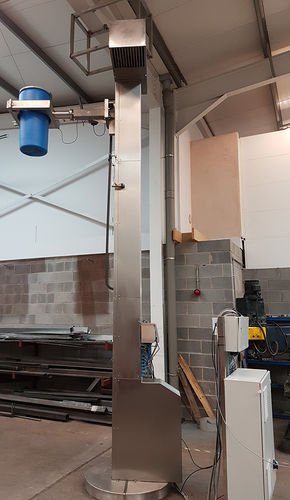 Sollevafusti a colonne - SPL/250/4640/90º/B/G - Base Handling Products Limited - in acciaio inossidabile
