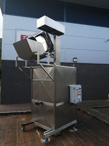 Ribaltatore elettrico - BTM/300/2500/M - Base Handling Products Limited - per cassette / mobile / ATEX