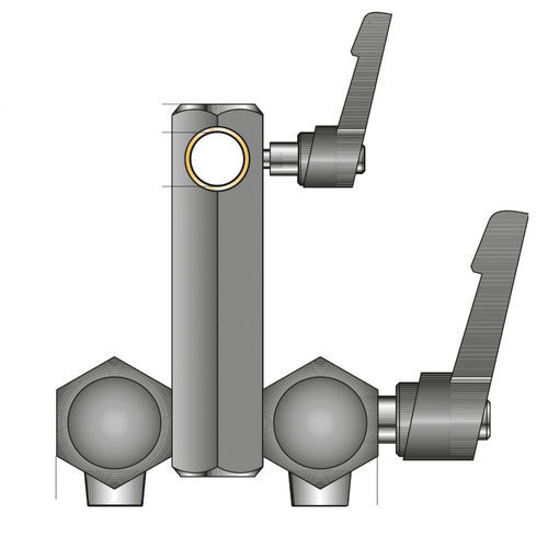 Supporto per apparecchio di misura - GS PMK-1 - HEXACON - in acciaio / di angolo / flessibile