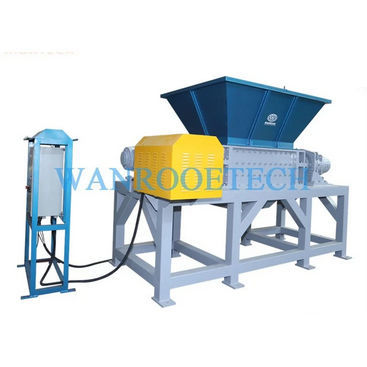 Trituratore primario - WANROOE-TECH - a 2 alberi / di pneumatici / compatto