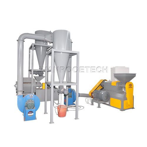 Mulino per pneumatici - PNRP series - WANROOE-TECH - per rifiuti / inerziale / verticale