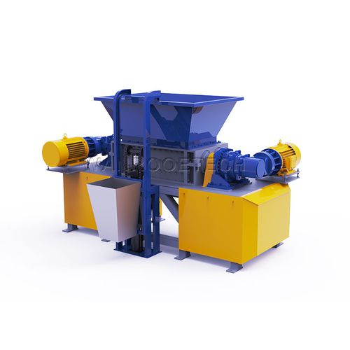 Trituratore primario - PNSS - WANROOE-TECH - a 2 alberi / per rifiuti sanitari / per coppia elevata