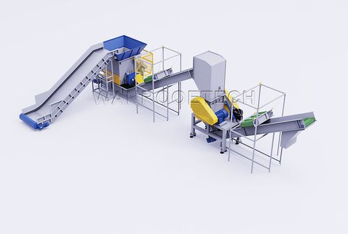 Trituratore primario - WANROOE-TECH - monoalbero / per legno / per pallet
