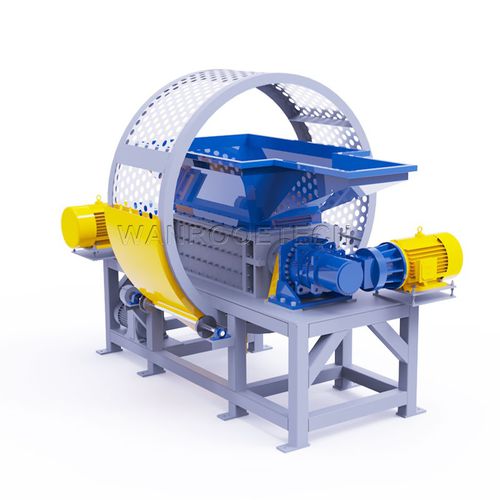Trituratore primario - PNSS series - WANROOE-TECH - a 2 alberi / di pneumatici / per coppia elevata