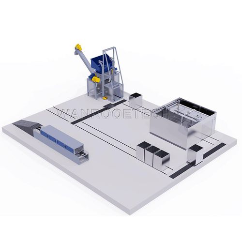 Trituratore primario - WANROOE-TECH - a 2 alberi / per rifiuti sanitari / a risparmio energetico