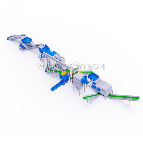Unità di riciclaggio per materie plastiche - PNSS series - WANROOE-TECH - di frigoriferi / con granulazione / per separazione di metalli