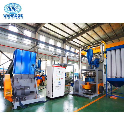 Unità di riciclaggio per materie plastiche - WANROOE-TECH - di metalli / per separazione di metalli / mediante triturazione