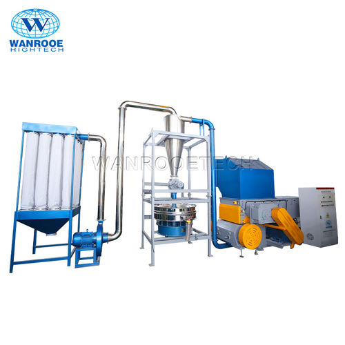 Trituratore primario - PNDS series - WANROOE-TECH - monoalbero / per rifiuti in plastica / per tubi