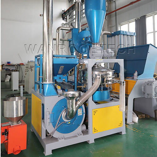 Mulino per polveri - PNMF series - WANROOE-TECH - per materie plastiche / a dischi / verticale