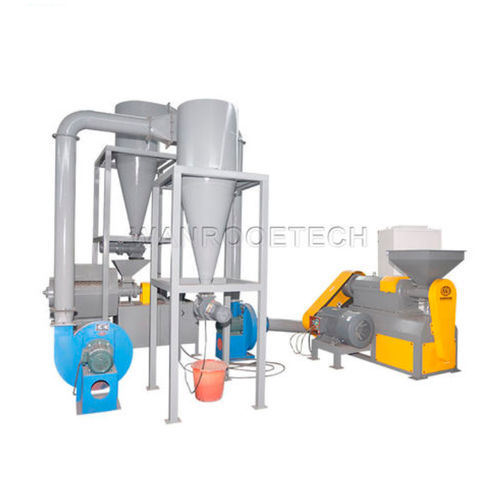 Impianto di riciclaggio di calcinacci - 300 - WANROOE-TECH - pneumatici usati / con granulazione / mediante triturazione