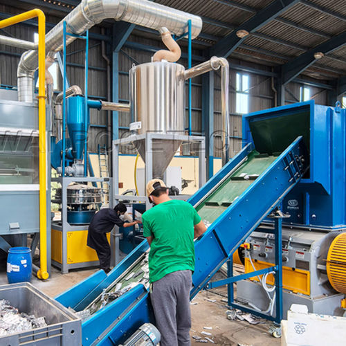 Unità di riciclaggio per materie plastiche - PNAS series - WANROOE-TECH - per alluminio / mediante triturazione
