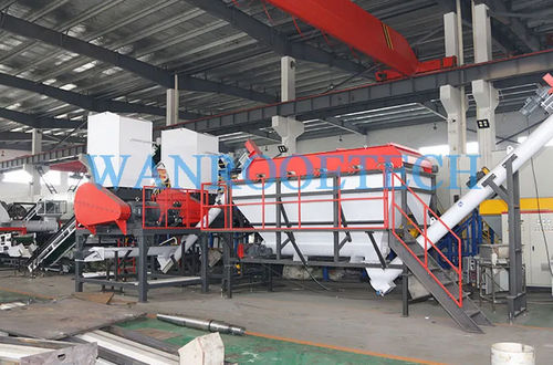 Linea di lavaggio con detergente a base acquosa - PNQT series - WANROOE-TECH - automatica / per imballaggi / per l'industria del riciclaggio