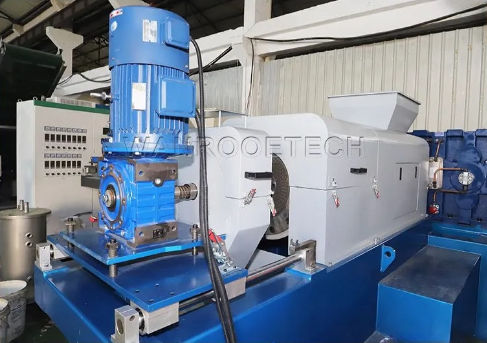 Granulatore frontale ad anello d'acqua - WANROOE-TECH - per materie plastiche / per l'industria plastica / compatto