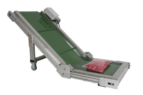 Trasportatore a nastro - LC100 - WEBRAPACK Verpackungsmaschinen GmbH - inclinato / da trasporto