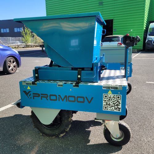 Benna auto-basculante per rifiuti - ProMoov module benne - FreeMoov - per sabbia / di grande capacità / automatica