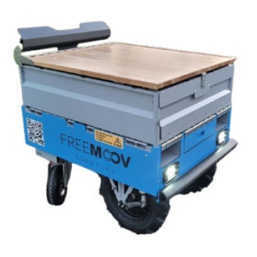 Trasportatore elettrico di merci a guida automatica - ProMoov module caisson - FreeMoov