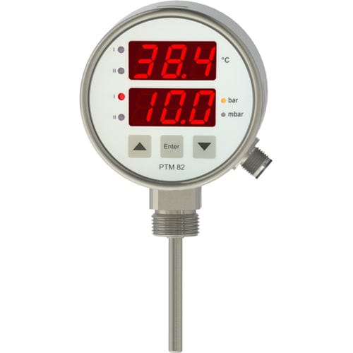 Termometro con display LED - PTM82 - Nöding Messtechnik - °C / con uscita analogica / igienico
