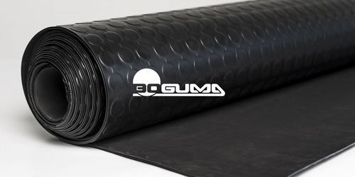 Rivestimento di pavimenti in gomma stirene-butadiene (gomma SBR) - S8 - BOGUMA, s.r.o. - in elastomero / antiscivolo / in rotolo