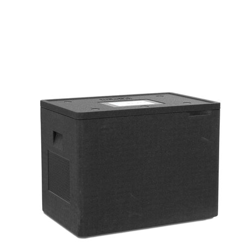Contenitore isotermico in polipropilene - BOX 64 - Olivo - con coperchio / per parete