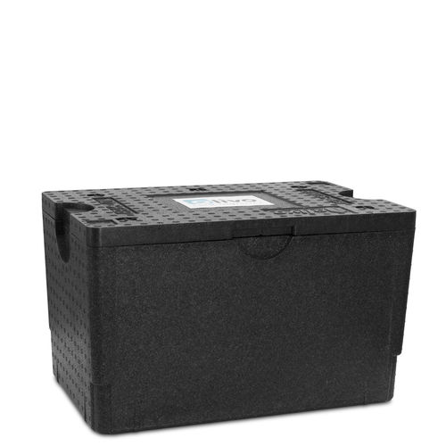 Contenitore isotermico in polipropilene - BOX 34 - Olivo - con coperchio / per parete