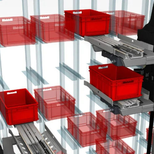 Trasloelevatore per sistema di contenitori - VRC WAREHOUSE TECHNOLOGIES - mini / per centri logistici