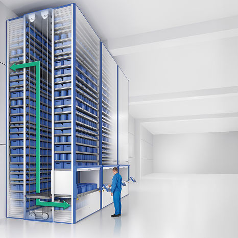 Magazzino automatico verticale - Hänel Lean-Lift - VRC WAREHOUSE TECHNOLOGIES - per magazzino / per pezzi piccoli / per cartone