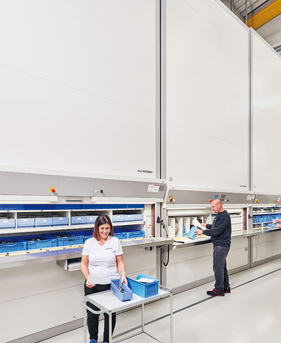 Magazzino automatico verticale - Hänel Rotomat - VRC WAREHOUSE TECHNOLOGIES - per cassette / per magazzino / per pezzi piccoli