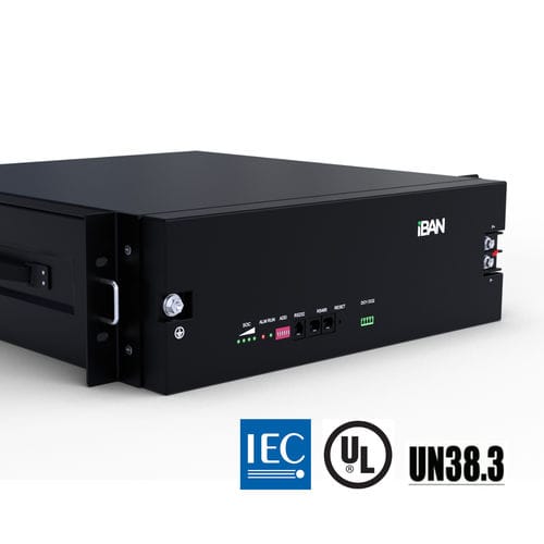Sistema di batterie litio - EBS 48100 - IBAN POWER - a blocco / 48 V / per apparecchio di telecomunicazione