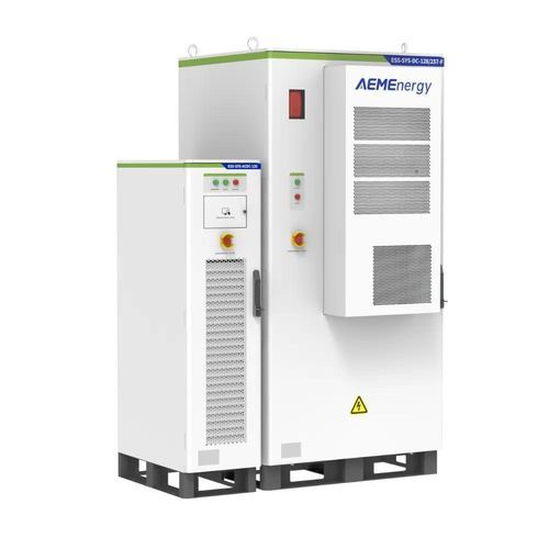 Sistema di stoccaggio di energia fosfato di ferro litio - SyncPower C&I BESS+PCS - AEMEnergy - compatto / fuori rete / raffreddato ad aria