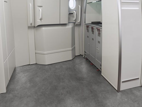 Rivestimento di pavimenti in composito - BATIFLEX AV 155 - Gerflor - in tessuto / in vinile / antiscivolo