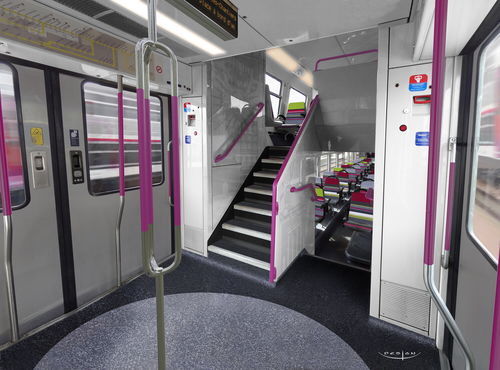Rivestimento del pavimento per treno composito - TRAVELLER EVOLUTION - Gerflor - HL2/HL3 / NFPA 130 / EN 45545