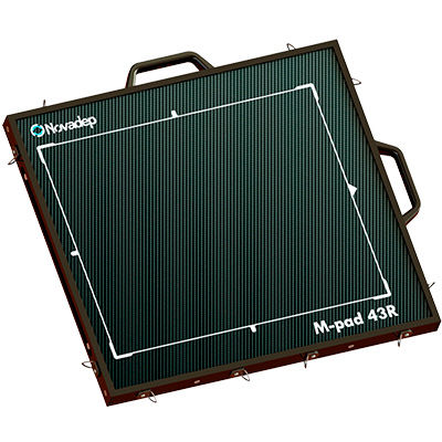 Rilevatore a pannello piatto di raggi X - M-pad 43R - Novadep NDT Systems - raggi Gamma / portatile / con connessione wireless