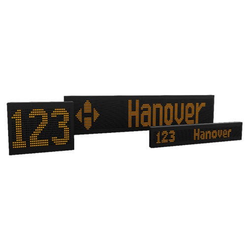 Sistema di informazione passeggeri LED - Hanover Displays