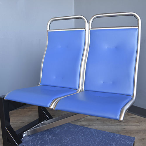 Sedile per treno classico - Freedman Seating - per metropolitana / telaio in metallo / doppio