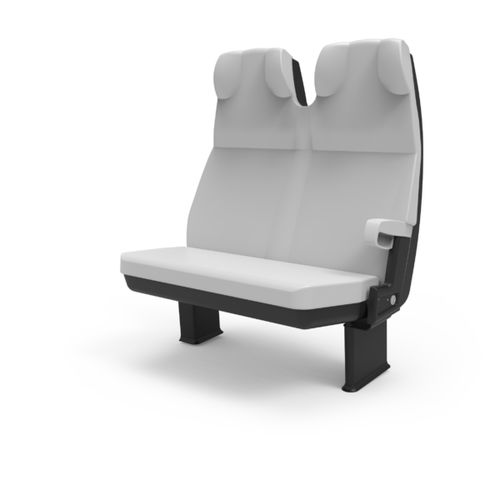 Sedile per treno classico - M7 - Khrome - per treno suburbano / in espanso / doppio