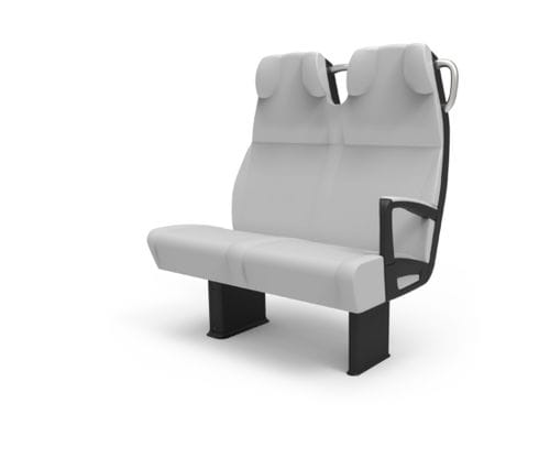 Sedile per treno classico - M9 - Khrome - per treno suburbano / in espanso / pieghevole