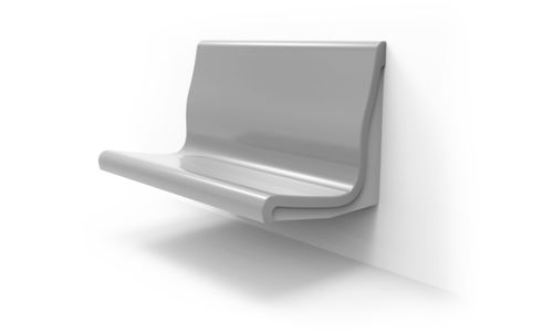 Sedile per treno classico - R188 - Khrome - per metropolitana / plastica / doppio