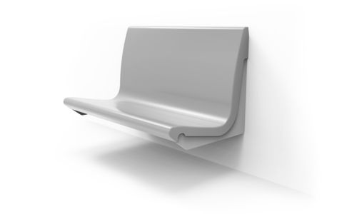 Sedile per treno classico - R211 - Khrome - per metropolitana / plastica / doppio