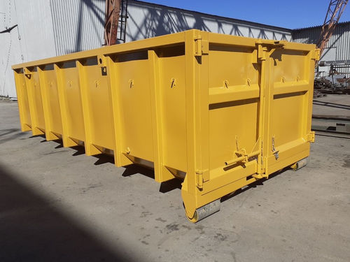 Cassonetto in acciaio - HL series - Ecopress group - per caricamento verticale / per rifiuti urbani / con sistema di sicurezza