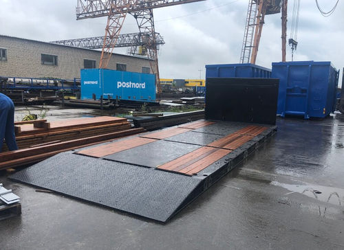 Piattaforma di sollevamento - HLP25S935 - Ecopress group - mobile / per rifiuti / per camion