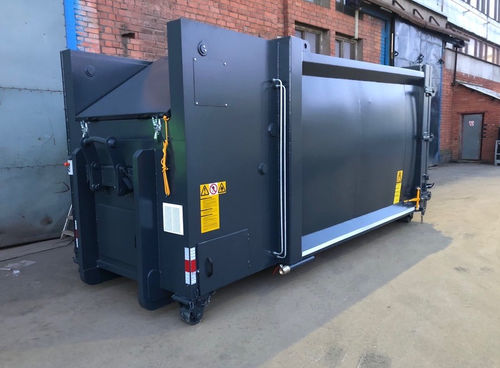 Compattatore per rifiuti organico - EMC BIO - Ecopress group - mobile / idraulico / a carico dall'alto