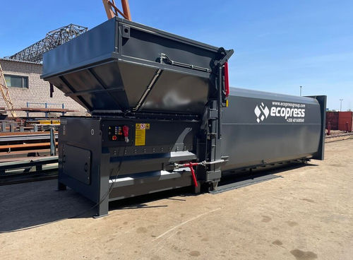Compattatore per rifiuti misto - ESC MEGA - Ecopress group - cartone / fisso / idraulico