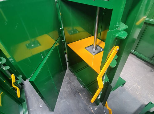 Pressa imballatrice per rifiuti - EVB 200 - Ecopress group - verticale / a carico frontale / compatta