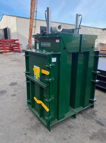 Pressa imballatrice per cartone - EVB 1500 - Ecopress group - per rifiuti / verticale / a carico frontale