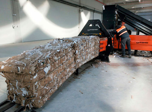 Pressa imballatrice per rifiuti - EHB S50 - Ecopress group - orizzontale / a canale / automatica